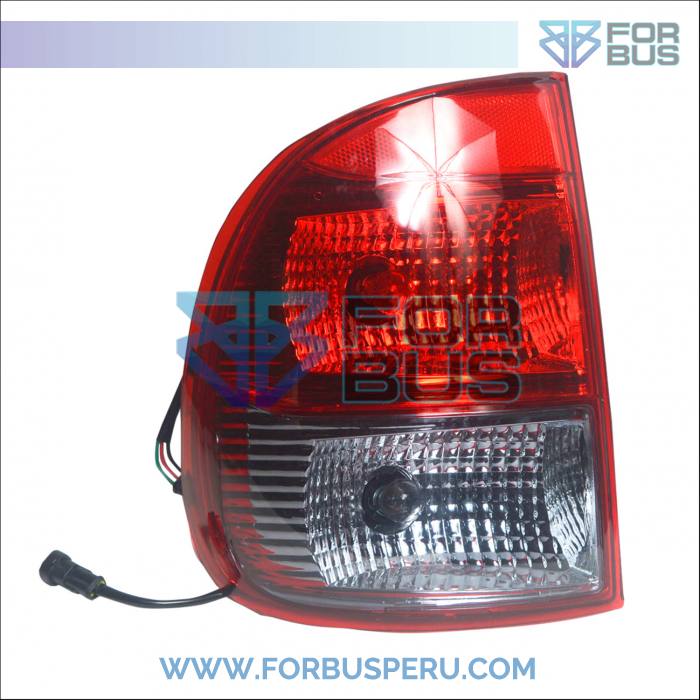 VENTA DE ACCESORIOS COMO FAROS POSTERIORES O TRASEROS DE FRENO PARA BUSES INTERPROVINCIALES, URBANO Y TURISMO - FARO POSTERIOR MARCOPOLO G6 DOBLE HUMO IZQUIERDO