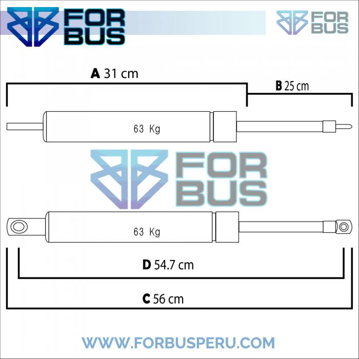 PISTON DE BODEGA 63 KG ALTERNO