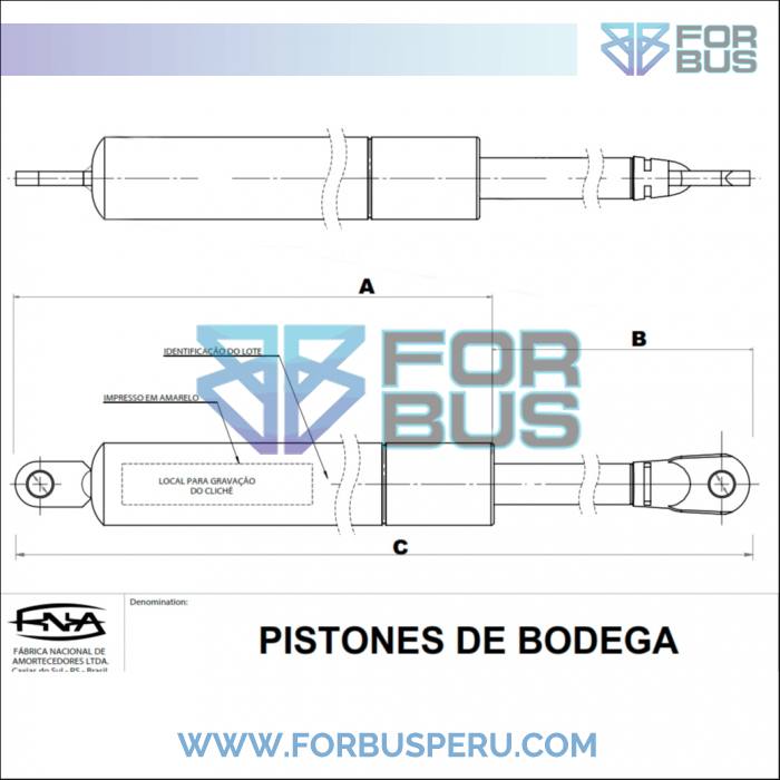 PISTON DE BODEGA 40 KG MARCOPOLO FNA