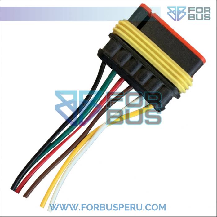 SOCKET 6 PINES HEMBRA FARO POSTERIOR IRIZAR