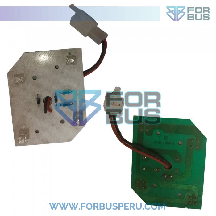 PLACA DE REPARO DEL FARO POSTERIOR SUPERIOR MARCOPOLO G7