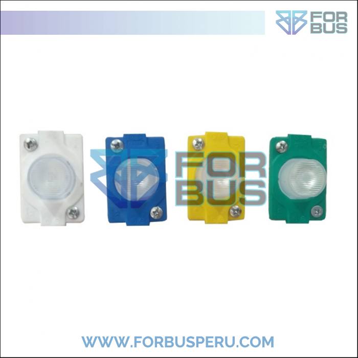 FARO DELIMITADOR UNIVERSAL MODULO CIRCULAR LED VERDE