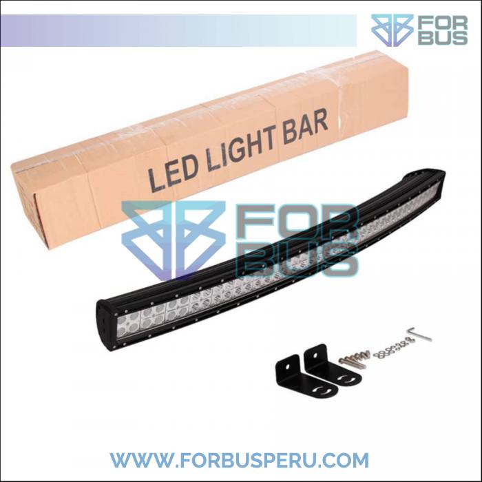 VENTA DE FAROS LED MULTIUSO PARA BUSES Y CAMIONES - FARO LED BARRA CURVO 24 PULGADAS