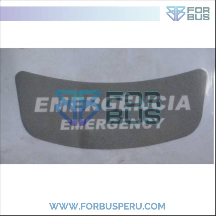 STICKER EMERGENCIA INTERNO MEDIALUNA GRIS SANITARIO