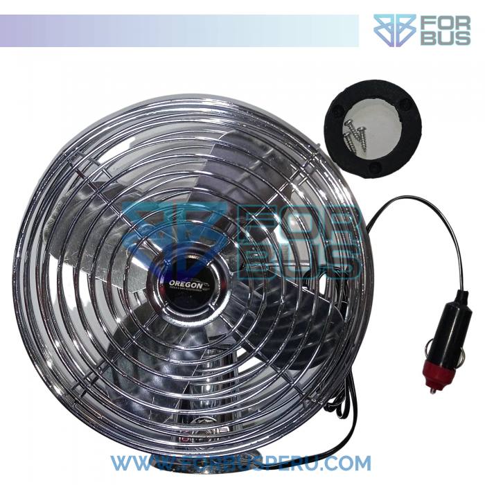 VENTILADOR DE PILOTO CABINA METALICO 24V 6 PULGADAS