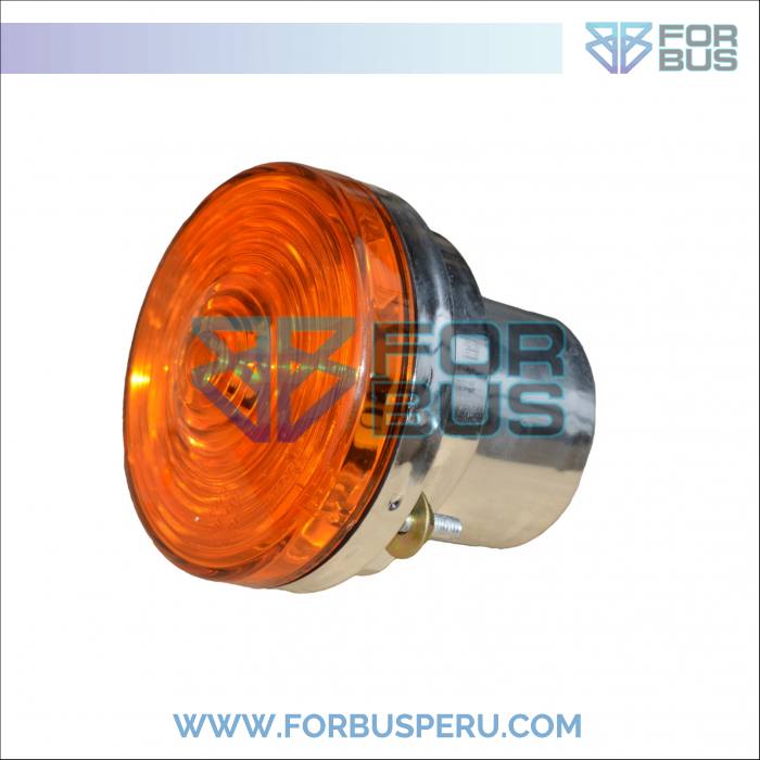 
                FARO DELIMITADOR BUSSCAR DIRECCIONAL FRONTAL CON FOCO BRASLUX AMBAR SIN SOCKET