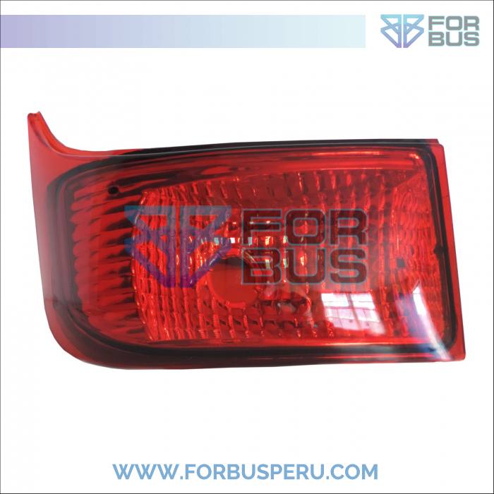 VENTA DE ACCESORIOS COMO FAROS POSTERIORES O TRASEROS DE FRENO PARA BUSES INTERPROVINCIALES, URBANO Y TURISMO - FARO POSTERIOR MARCOPOLO G6 SIMPLE ROJO IZQUIERDO