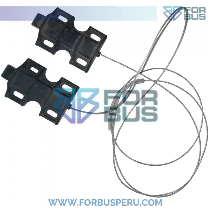 
                CHAPA DE PUERTA MOTOR MARCOPOLO G6 C/ CABLE, CONJUNTO