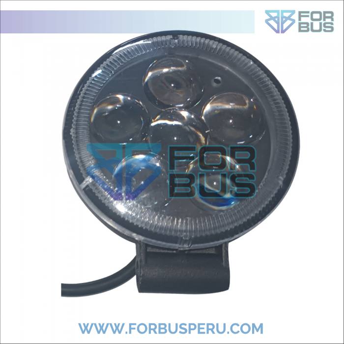 VENTA DE FAROS LED MULTIUSO PARA BUSES Y CAMIONES - FARO LED CIRCULAR JIU 4 PUNTOS