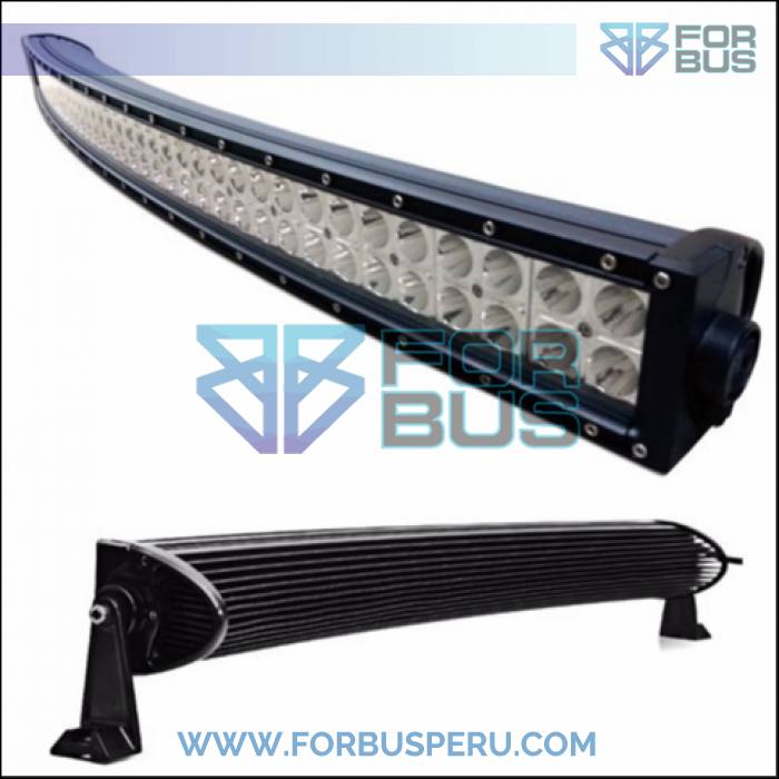 VENTA DE FAROS LED MULTIUSO PARA BUSES Y CAMIONES - FARO LED BARRA CURVO 24 PULGADAS