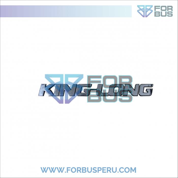 
                EMBLEMA LATERAL KING LONG CROMADO